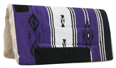 Woven Acrylic Top Saddle Pad western saddle pad Shiloh Purple  