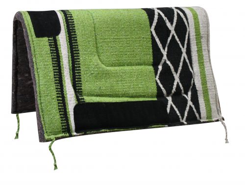 Diamond Design Acrylic Top Saddle Pad western saddle pad Shiloh Lime  