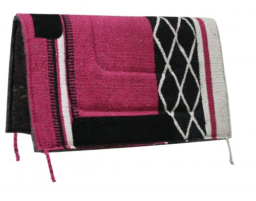 Diamond Design Acrylic Top Saddle Pad western saddle pad Shiloh Pink  