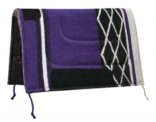 Diamond Design Acrylic Top Saddle Pad western saddle pad Shiloh Purple  