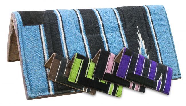 Pack of 5 Navajo Felt Bottom Saddle Pad western saddle pad Shiloh   