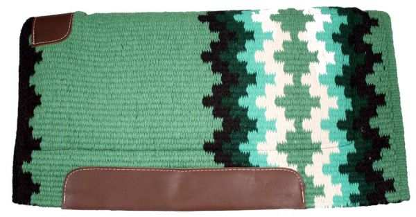 Hues of Green Memory Felt Saddle Pad western saddle pad Shiloh   