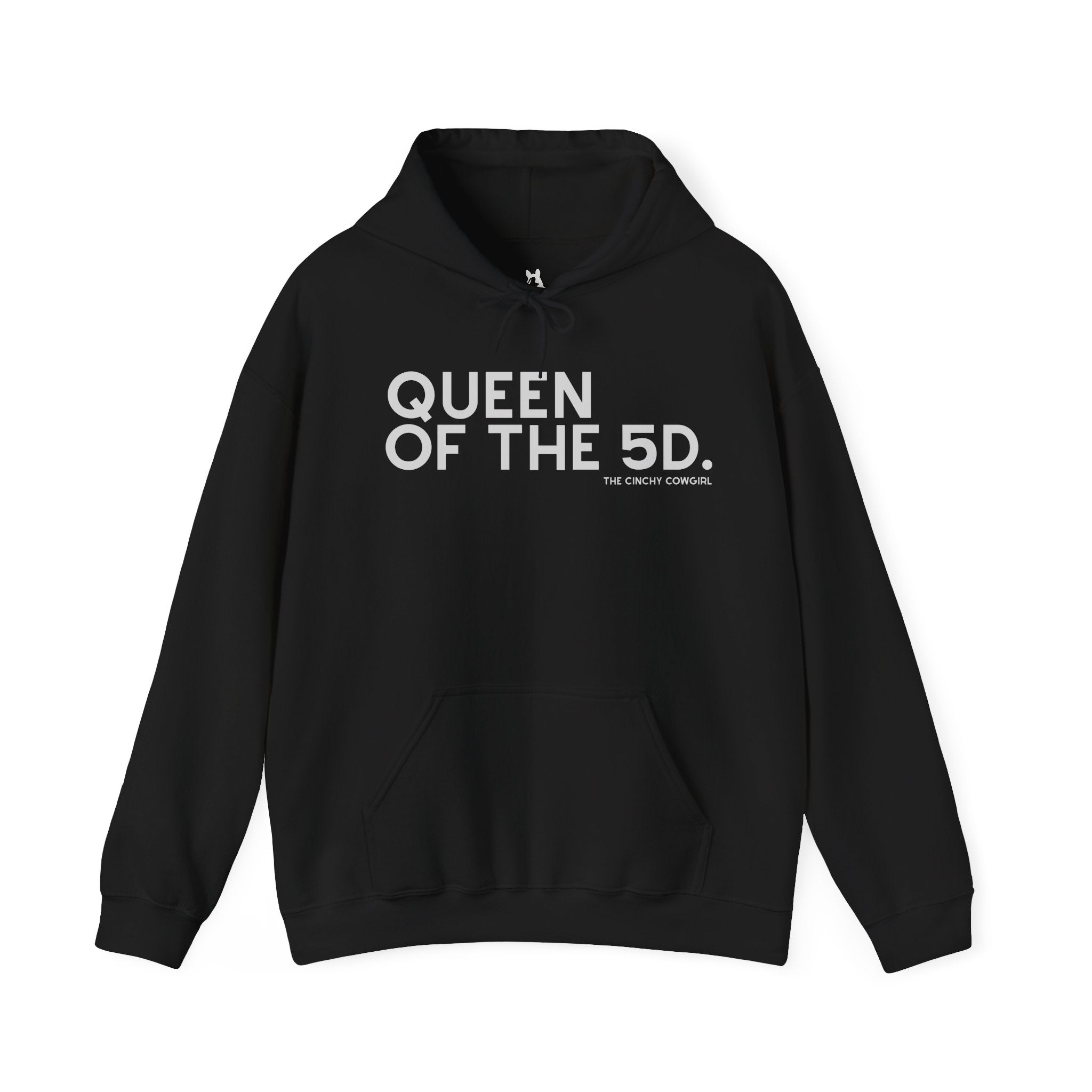 Queen Of The 5D Hoodie Hoodie The Cinchy Cowgirl - Print Black S