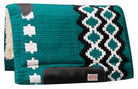 Wool Top Cutter Saddle Pad western saddle pad Shiloh Teal  