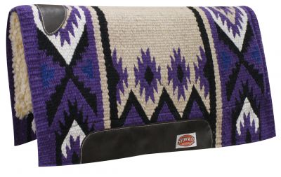 Wool Cutter Kodel Fleece Saddle Pad western saddle pad Shiloh Purple  