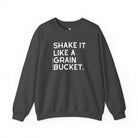 Shake It Like A Grain Bucket Pullover Sweatshirt The Cinchy Cowgirl - Print S Dark Heather