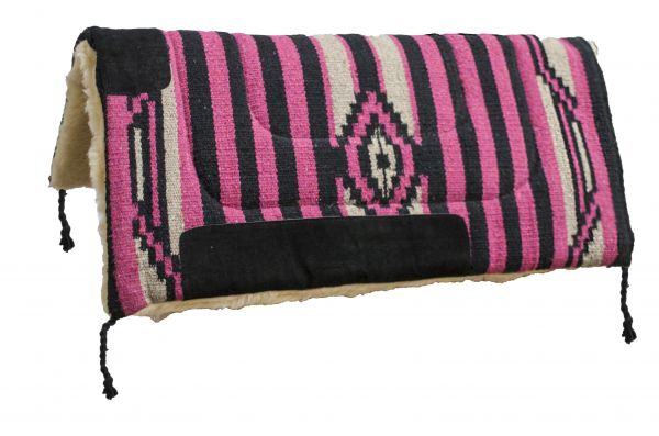 32" X 32" Acrylic Top Saddle Pad western saddle pad Shiloh Pink  