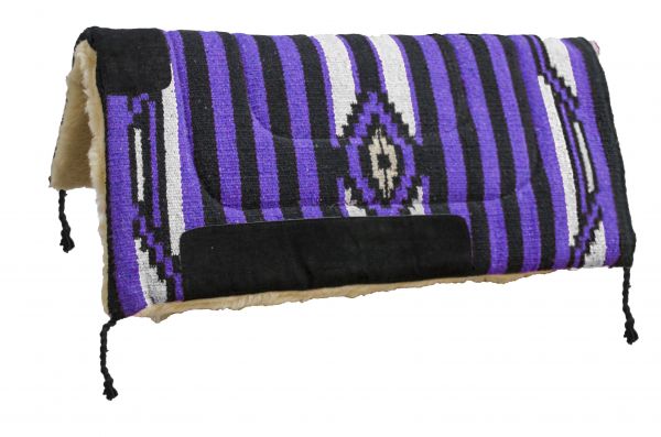 32" X 32" Acrylic Top Saddle Pad western saddle pad Shiloh Purple  