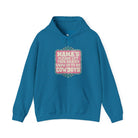 Mama's Please Let Your Babies Grow Up To Be Cowboys Hoodie Hoodie The Cinchy Cowgirl - Print Antique Sapphire S