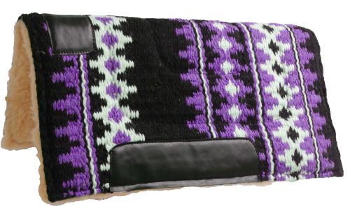 PONY Woven Wool Saddle Pad western saddle pad Shiloh Purple  