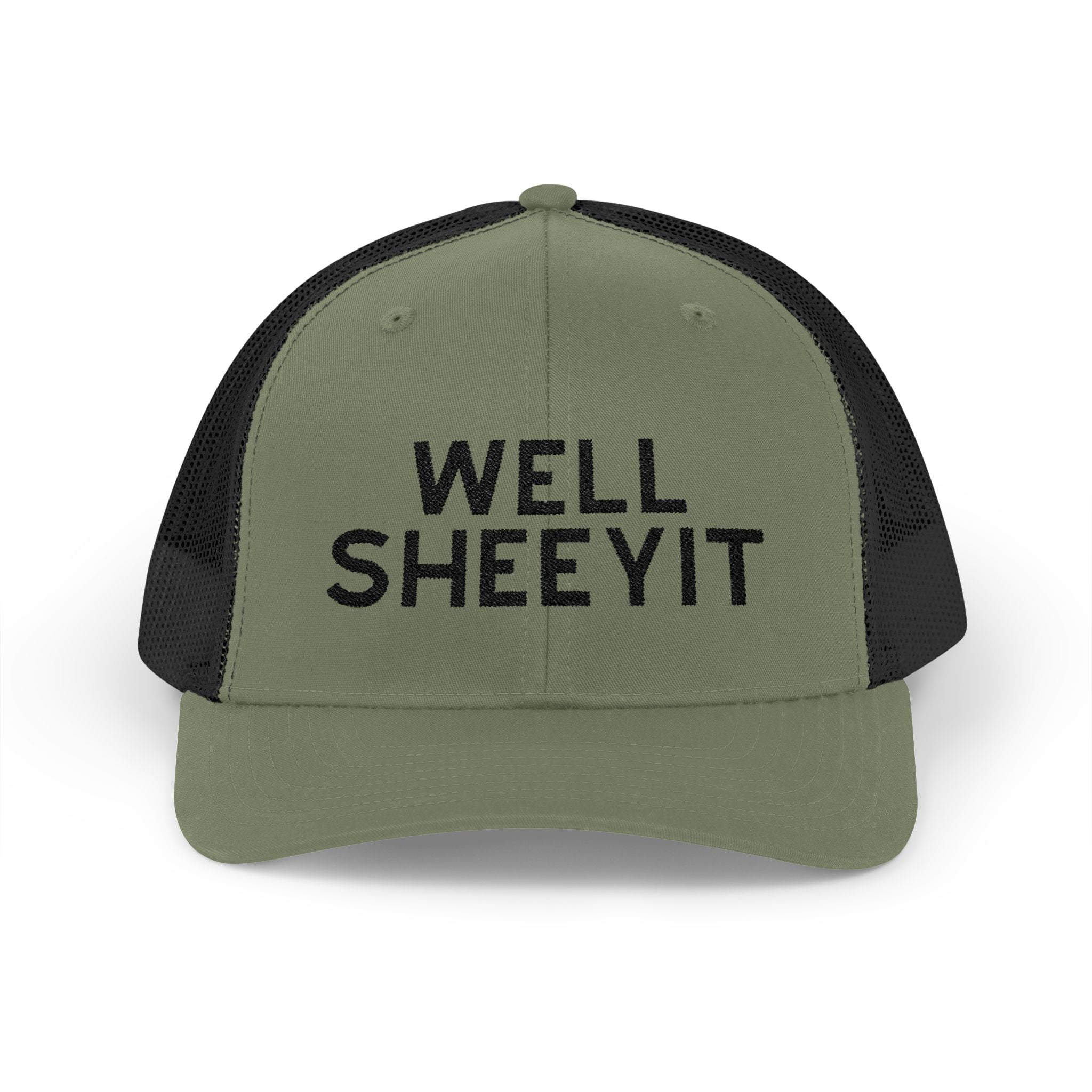 Well Sheeyit Trucker Hat Embroidered TCC Hat The Cinchy Cowgirl- Print