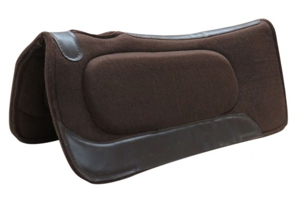 Brown Built Up Saddle Pad western saddle pad Shiloh   