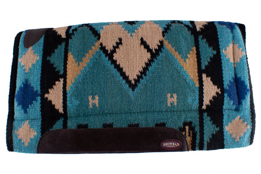 Wool Top Teal Saddle Pad western saddle pad Shiloh   