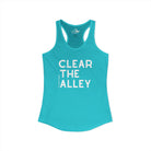Clear The Alley Tank Top Tank Top The Cinchy Cowgirl - Print XS Solid Tahiti Blue