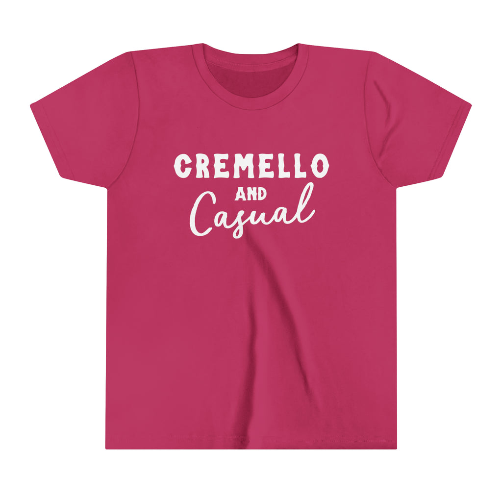 Cremello & Casual Youth Tee  Berry