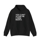You Can't Scare Me I Own Mares Hoodie Hoodie The Cinchy Cowgirl - Print Black S
