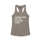 Horse Mom of the Freakin' Year Tank Top graphic tank The Cinchy Cowgirl - Print XS Solid Warm Gray