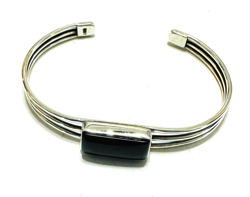 Black Onyx Cuff Bracelet NT jewelry Native American   
