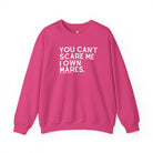 You Can't Scare Me I Own Mares Pullover Sweatshirt The Cinchy Cowgirl - Print S Heliconia