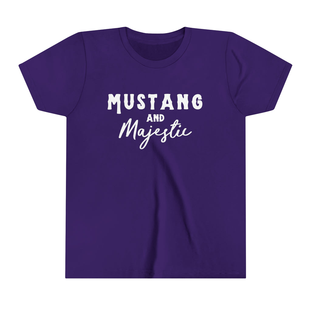 Mustang & Majestic Youth Tee Purple