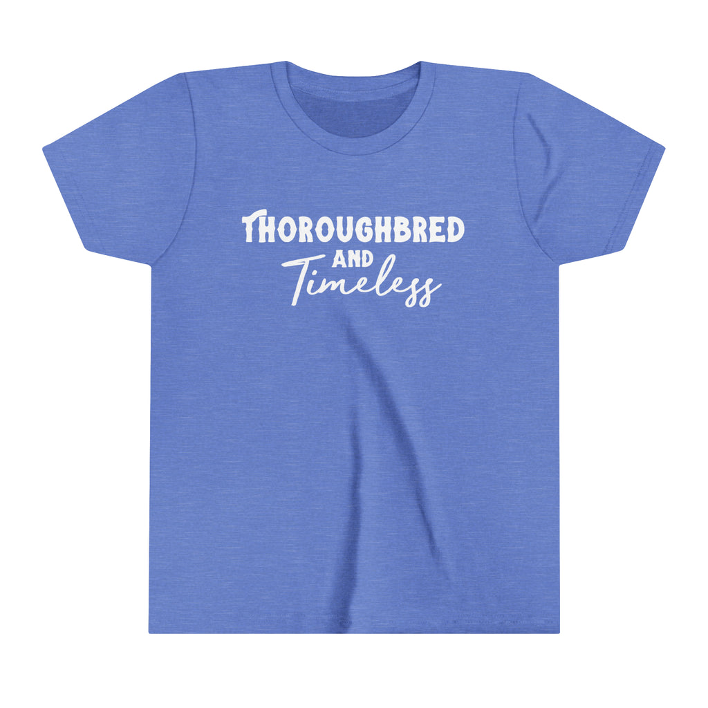 Thoroughbred & Timeless Youth Tee Blue