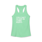 You Can't Scare Me I Own Mares Tank Tank Top The Cinchy Cowgirl - Print XS Solid Mint