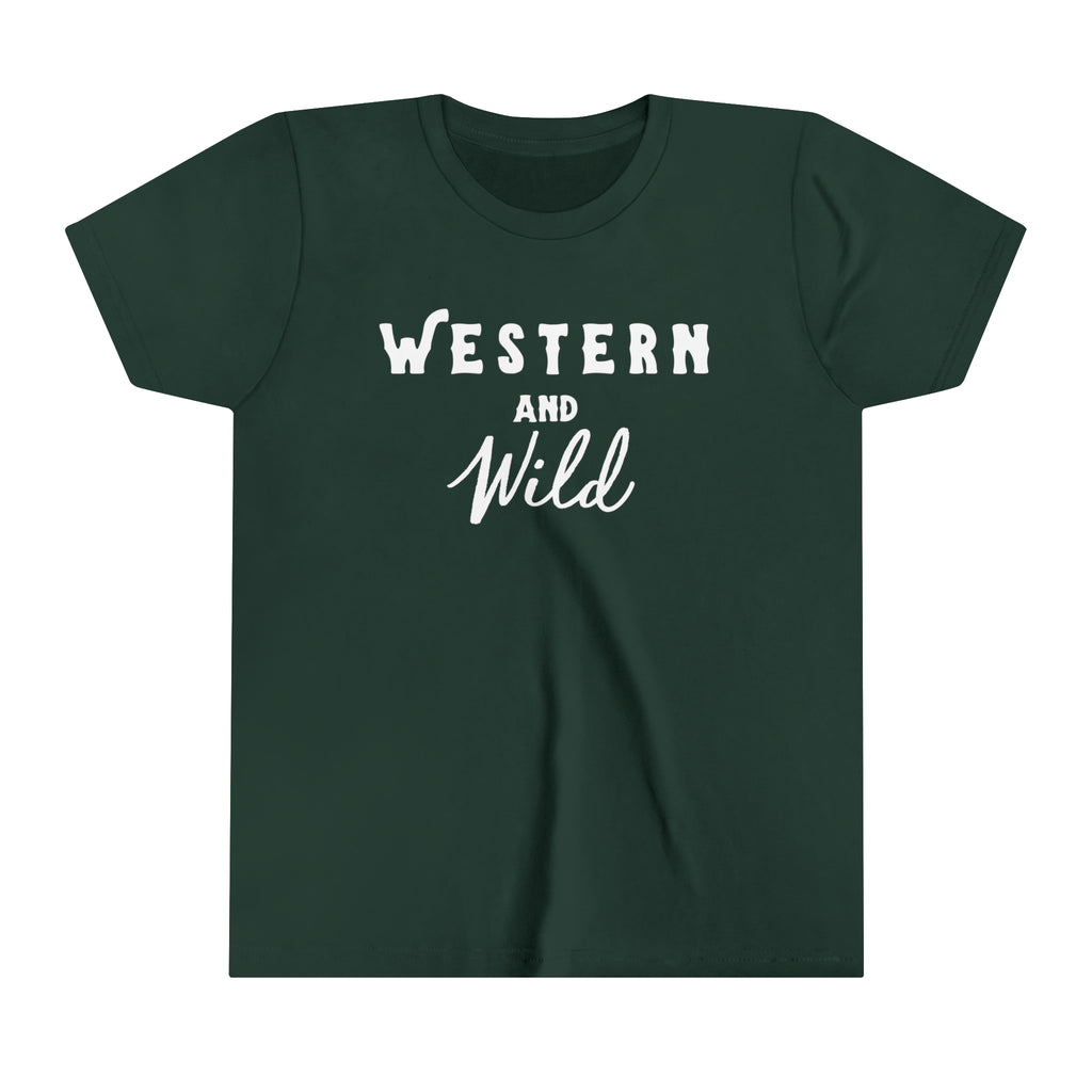 Western & Wild Youth Tee Forest