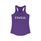Cowgirl Racerback Tank tcc graphic tee Printify XS Solid Purple Rush 