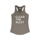 Clear The Alley Tank Top Tank Top The Cinchy Cowgirl - Print XS Solid Warm Gray