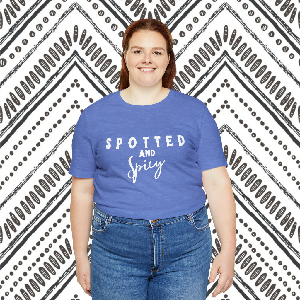 Spotted & Spicy Short Sleeve Tee Plus Size