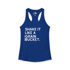 Shake It Like A Grain Bucket Tank Top Tank Top The Cinchy Cowgirl - Print XS Solid Royal