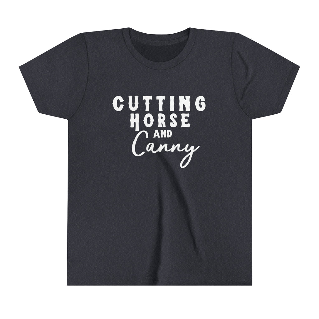 Cutting Horse & Canny Youth Tee Navy