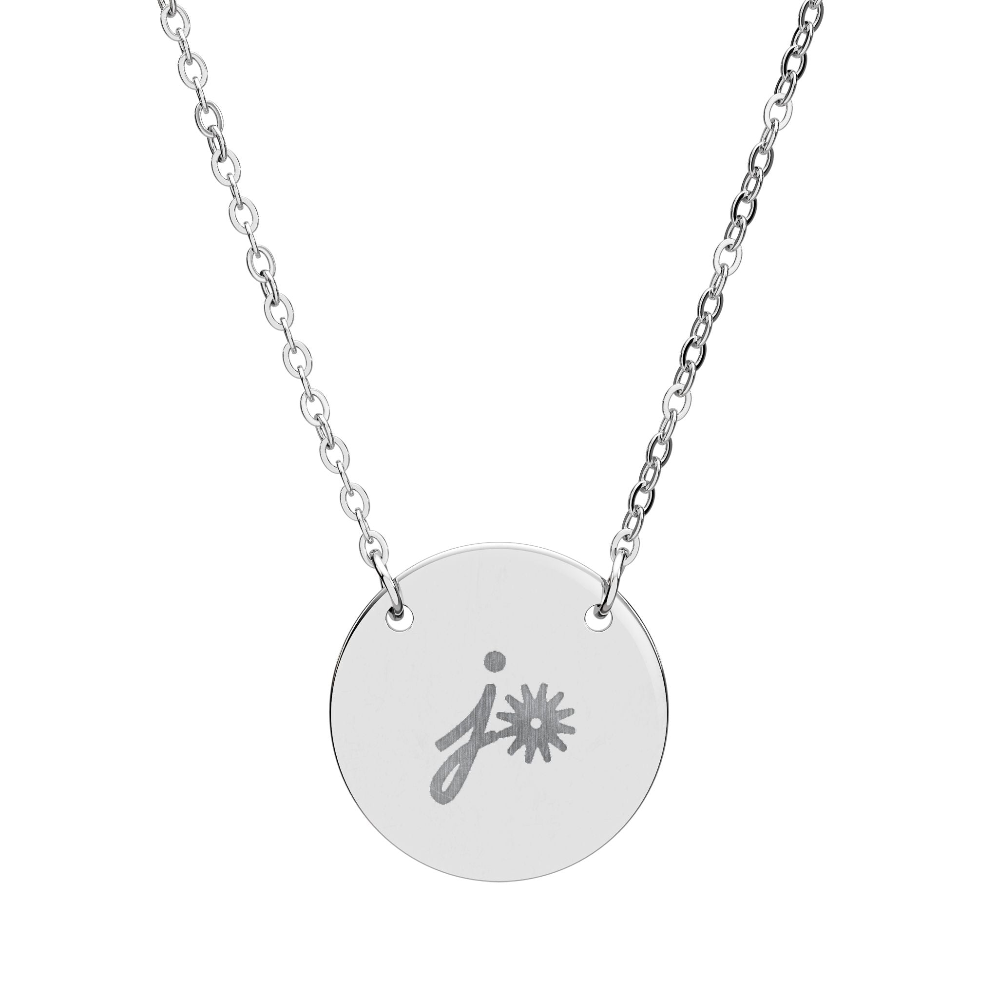 Personalized Cattle Brand Necklace Personalized Necklace The Cinchy Cowgirl - Print One Size Stainless Steel (No coating)