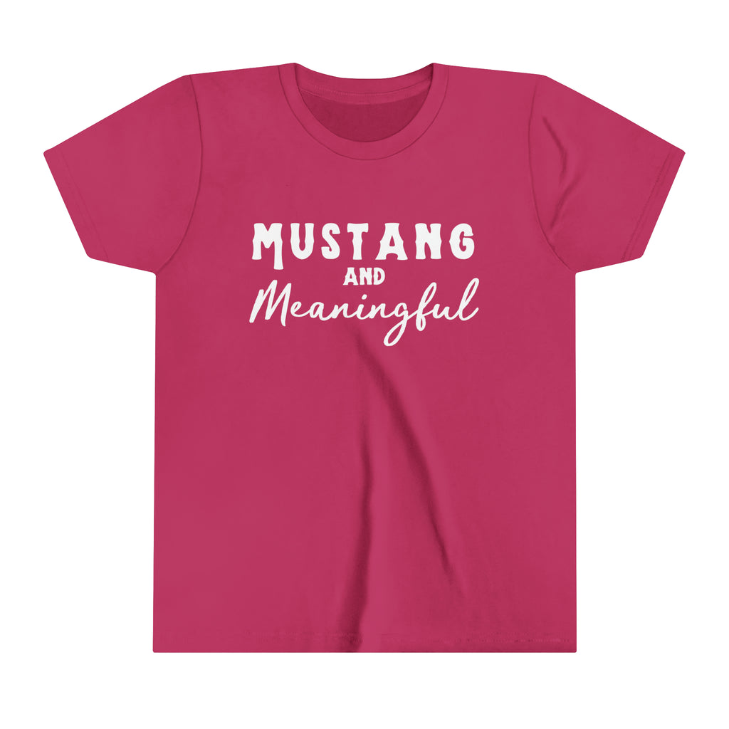 Mustang & Meaningful Youth Tee Berry