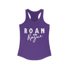 Roan & Rogue Racerback Tank Horse Color Shirts Printify XS Solid Purple Rush 