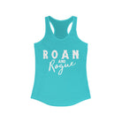 Roan & Rogue Racerback Tank Horse Color Shirts Printify XS Solid Tahiti Blue