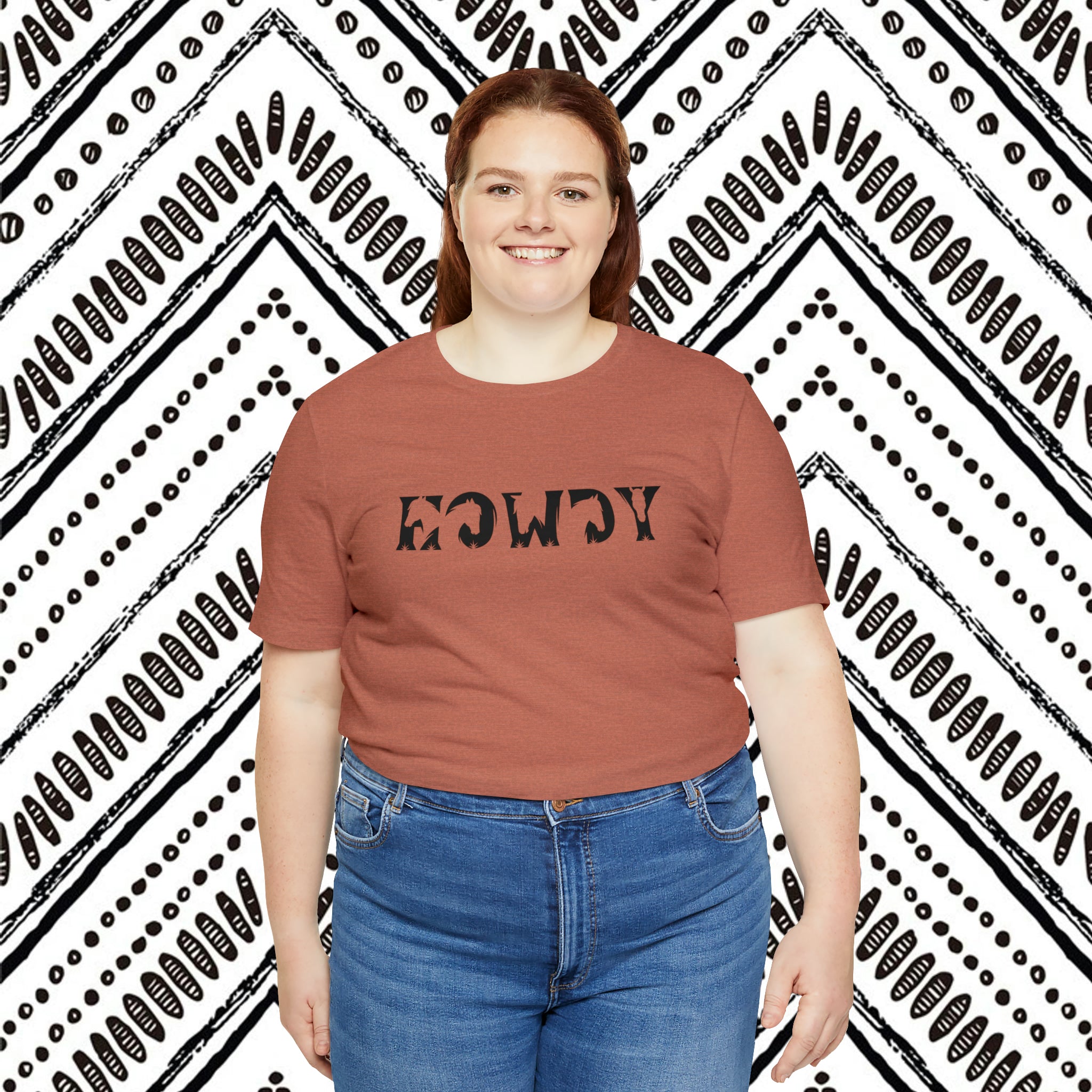 Howdy Short Sleeve Tee tcc graphic tee Printify   