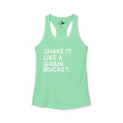 Shake It Like A Grain Bucket Tank Top Tank Top The Cinchy Cowgirl - Print XS Solid Mint
