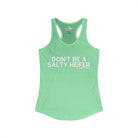 Don't Be A Salty Heifer Tank Top Tank Top The Cinchy Cowgirl - Print XS Solid Mint