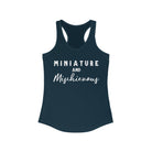 Miniature & Mischievous Racerback Tank Horse Color Shirts Printify XS Solid Midnight Navy 