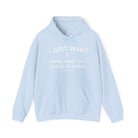 I Just Want To Drink Sweet Tea And Ride My Horse Hoodie Hoodie The Cinchy Cowgirl - Print Light Blue S