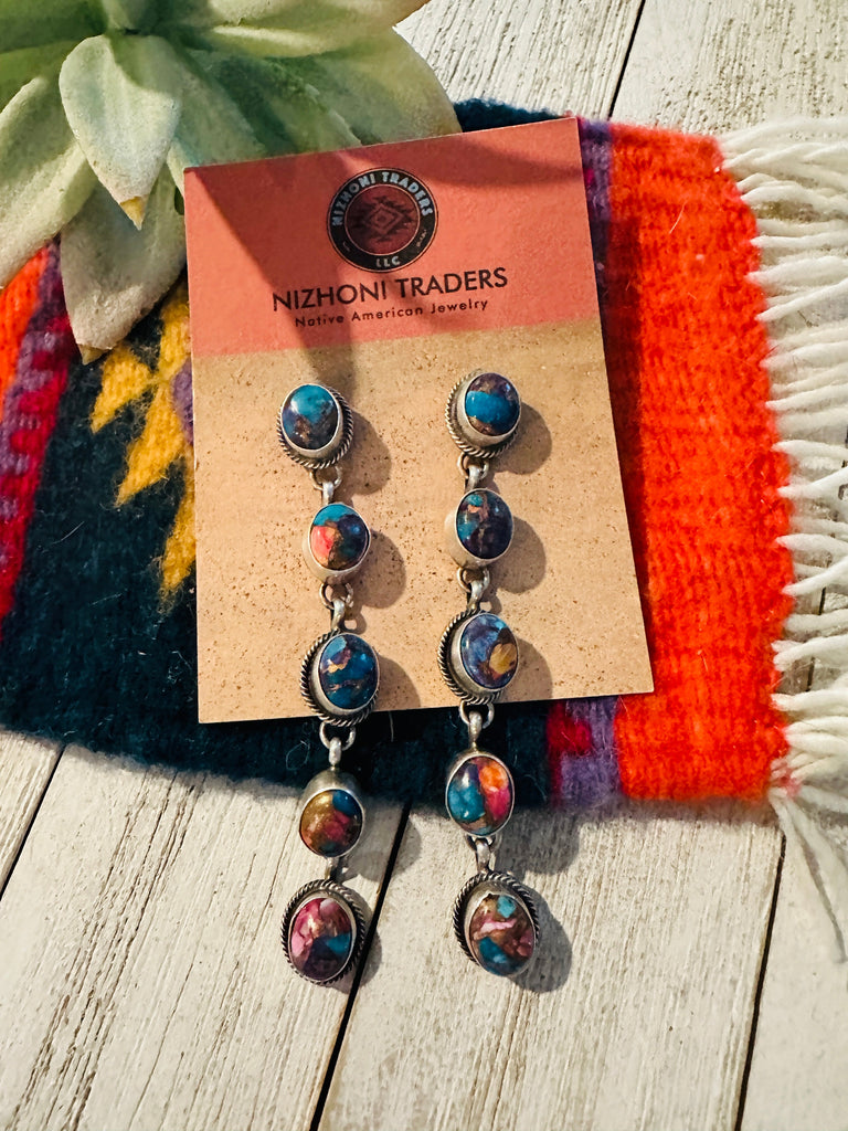 Desert Dreams Dangle Earrings NT jewelry Nizhoni Traders LLC   