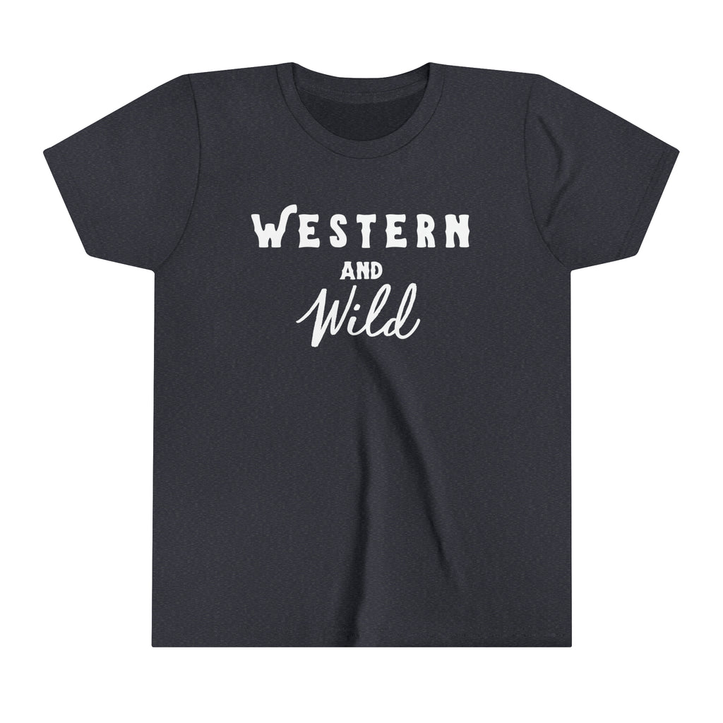 Western & Wild Youth Tee Navy