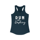 Dun & Dashing Racerback Tank Horse Color Shirts Printify XS Solid Midnight Navy 
