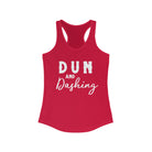 Dun & Dashing Racerback Tank Horse Color Shirts Printify XS Solid Red 