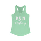 Dun & Dashing Racerback Tank Horse Color Shirts Printify XS Solid Mint 