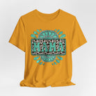 Turquoise Western Mama Short Sleeve Graphic Tee (Available In 14 Colors) T-Shirt Printify Mustard XS