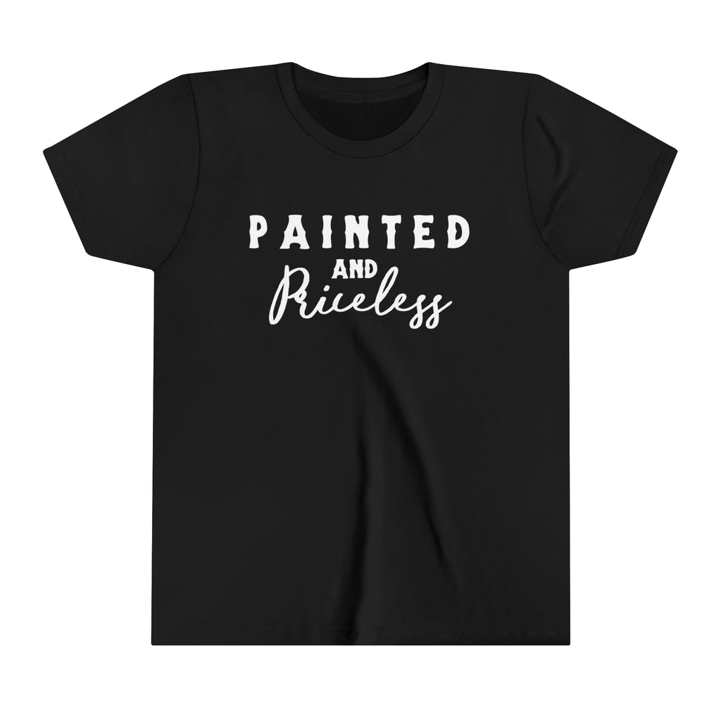 Painted & Priceless Youth Tee Black