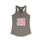 Mamas Let Your Babies Grow Up To Be Cowboys Tank Top Tank Top The Cinchy Cowgirl - Print XS Solid Warm Gray