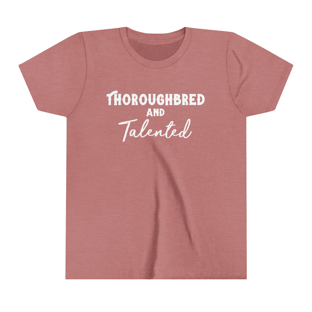 Thoroughbred & Talented Youth Tee Mauve